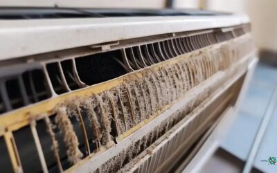 Ar-condicionado com filtro sujo e sem desempenho