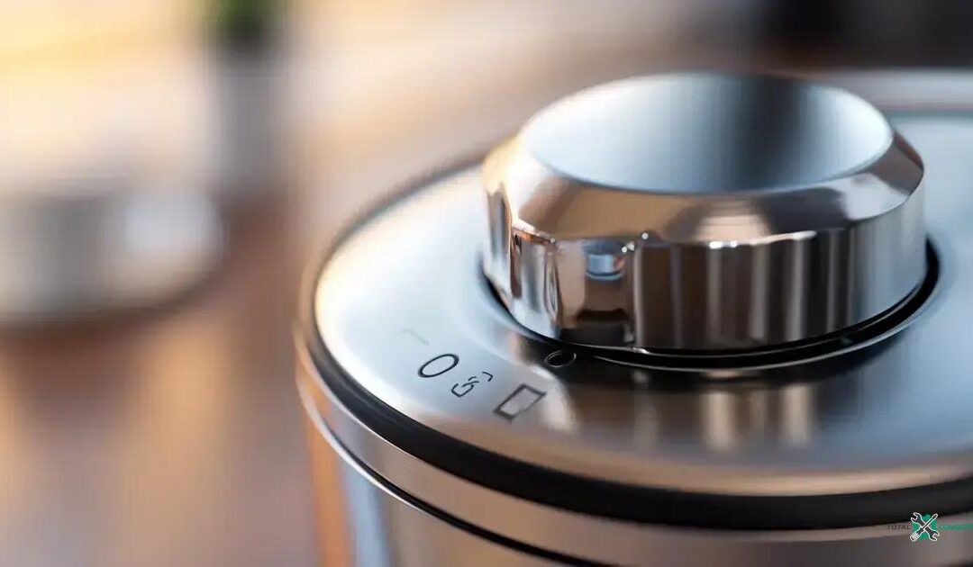 Batedeira com botão de velocidade travado