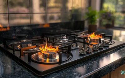 Fogão com chama irregular nos queimadores