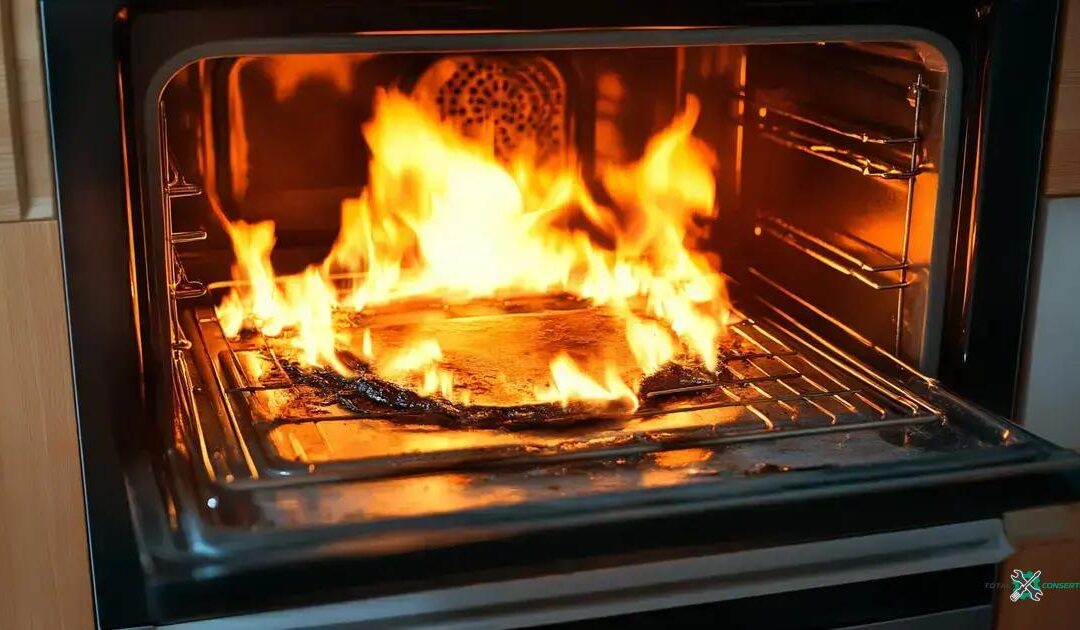 Forno elétrico com controle de temperatura com defeito