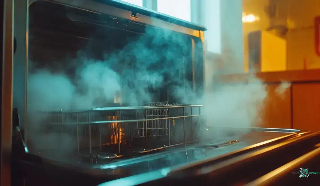 Lava-louça com odores desagradáveis