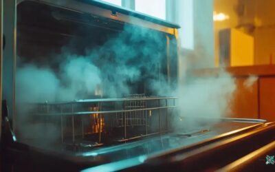 Lava-louça com odores desagradáveis