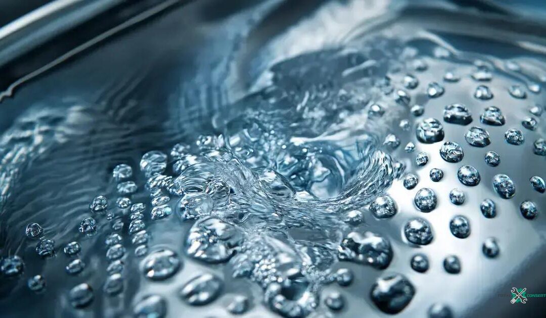 Máquina de lavar com água não drenando