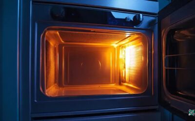 Micro-ondas com falha no painel de controle