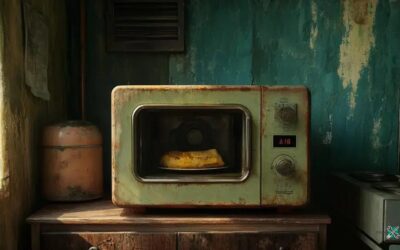 Micro-ondas com porta emperrada: o que fazer