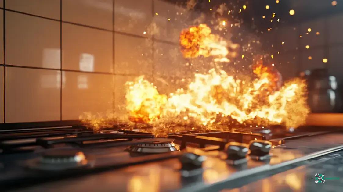 Prevenção de explosões no fogão