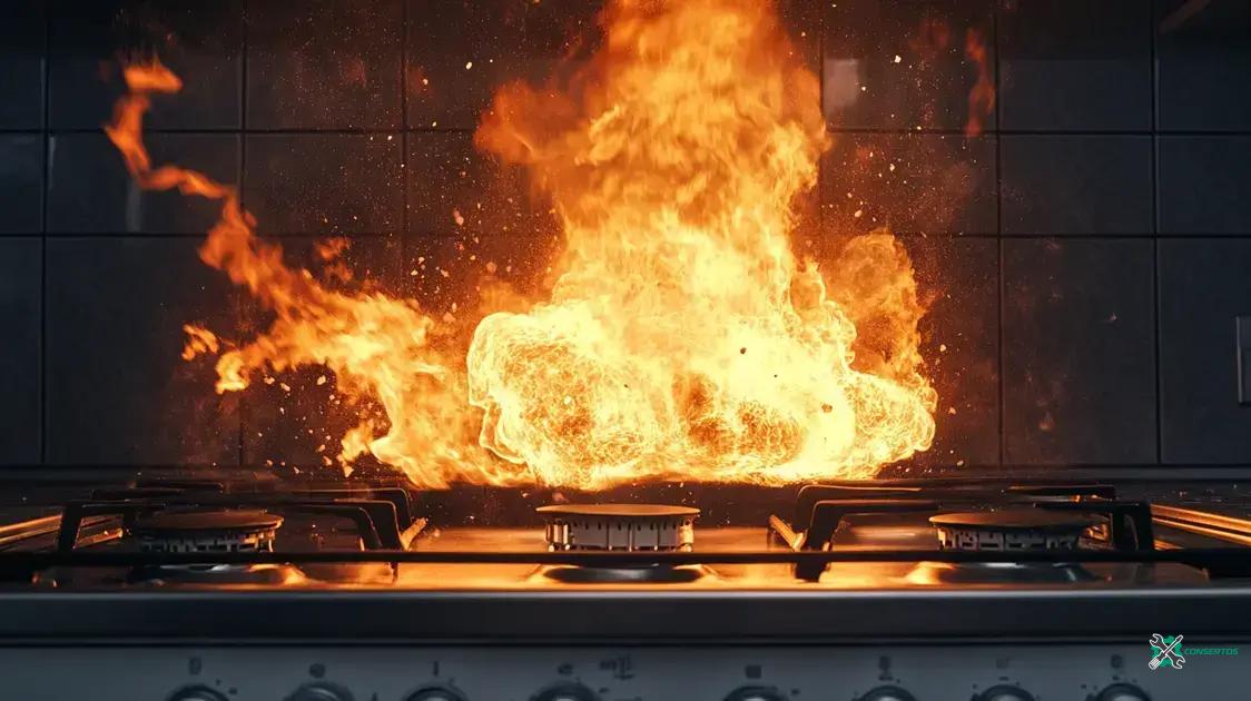 Sinais de um problema no queimador